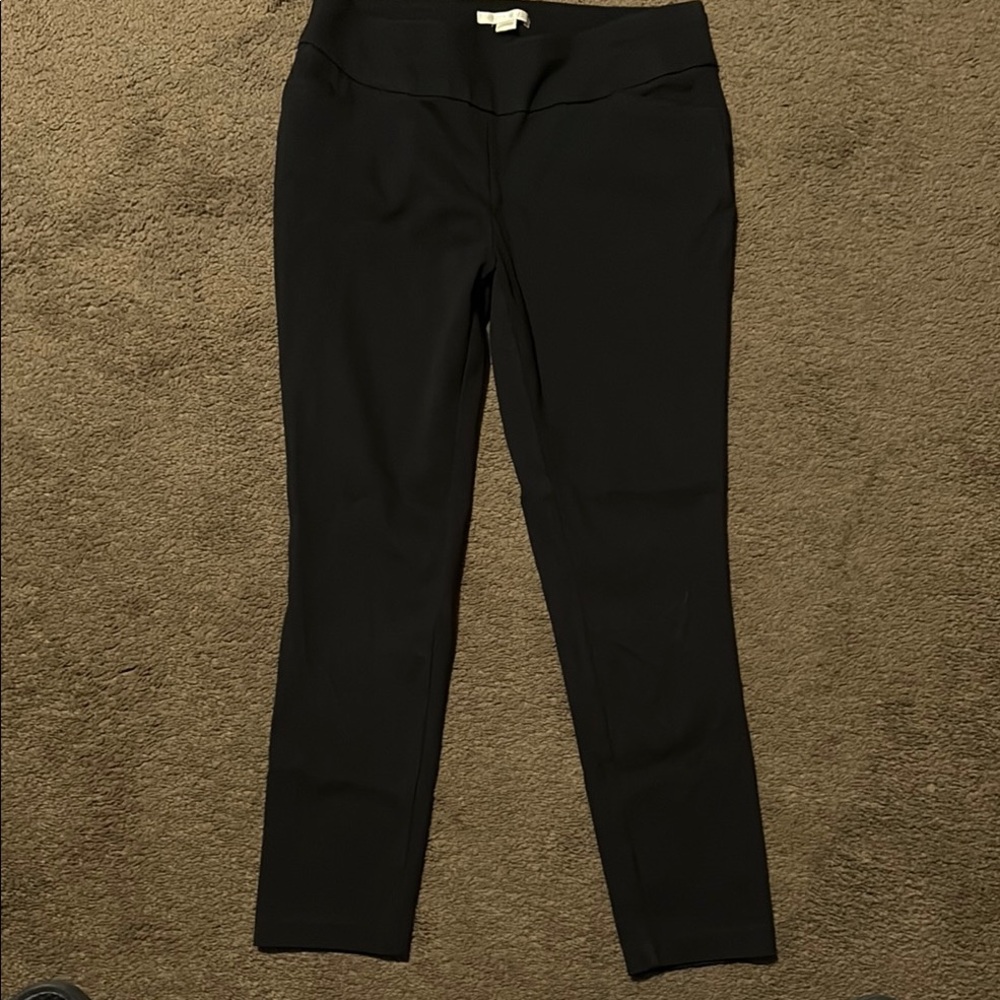 Cooper & Ella Black Cropped Ankle Pants